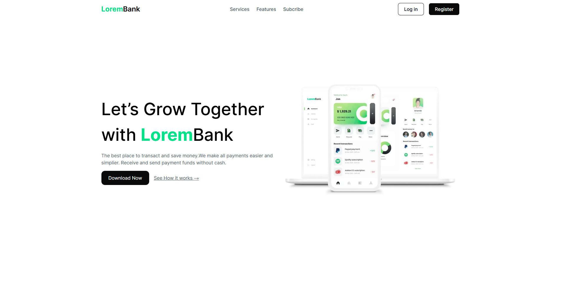 Thumbnail of Lorem Bank