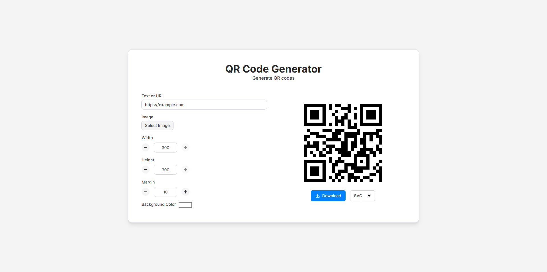 Thumbnail of QR Generator